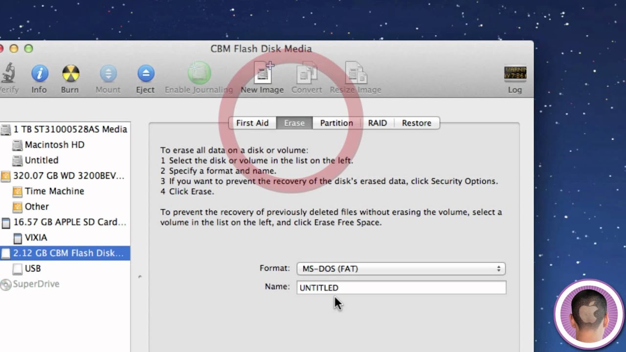 how to format a hdd for mac osx